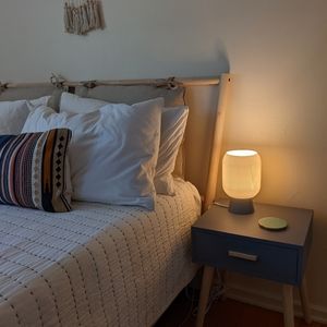 Mushroom Retro Mid Century Modern Cute Bedside Table Lamp